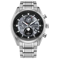 Citizen Watch Tsuki-yomi A-T with Stainless Steel Bracelet and Case - 43mm | Doucet Latendresse