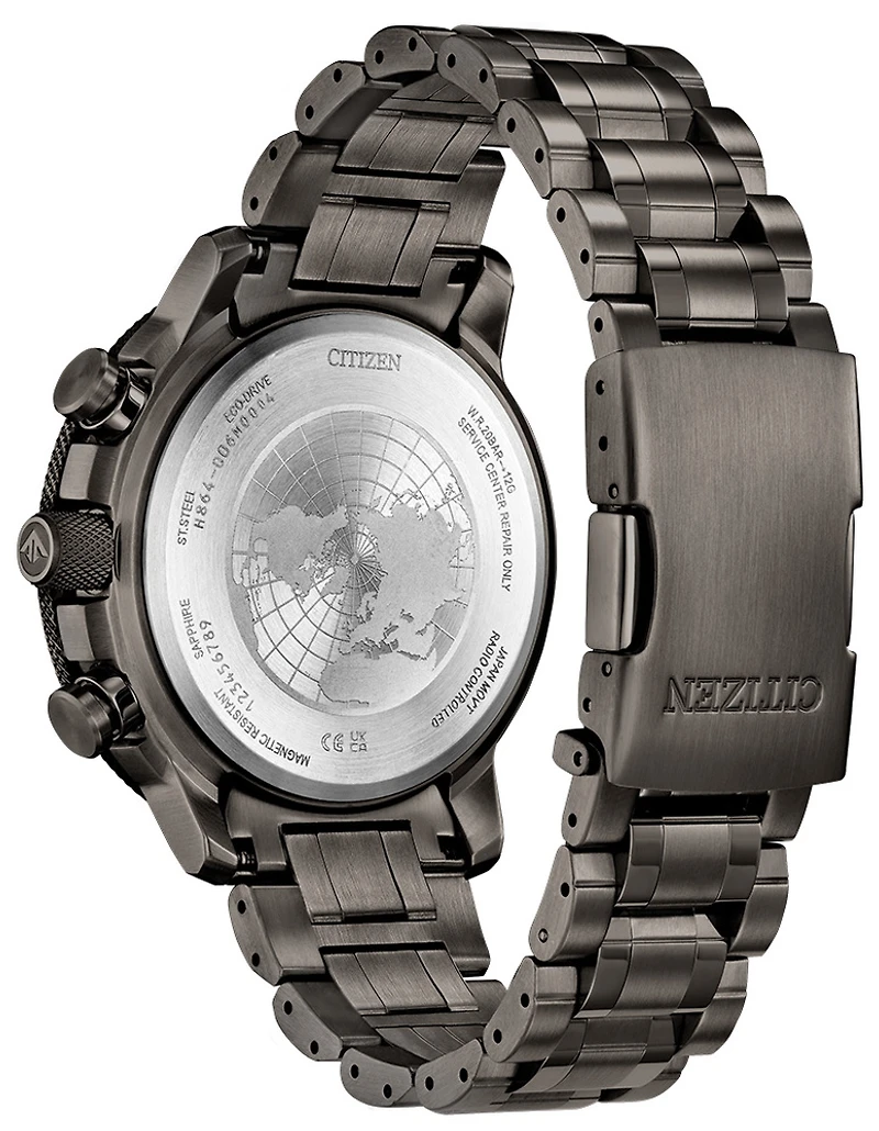 Montre Citizen Promaster Geo Trekker avec Bracelet et Boitier en Acier Inoxydable - 46mm | Doucet Latendresse