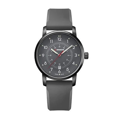 Wenger Watch Avenue with Silicone Bracelet and Stainless Steel Case