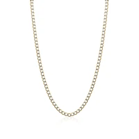 10k 2 Tone Curb Chain 18