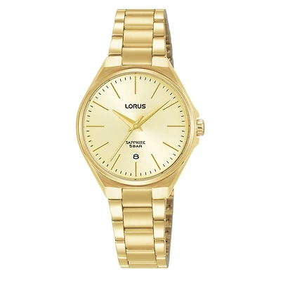 Lorus Watch RJ272BX9 with Stainless Steel Case and Bracelet - 28mm | Doucet Latendresse