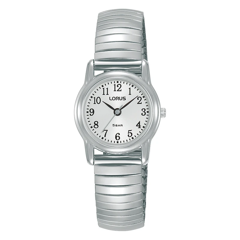 MONTRE,LORUS FEMME . ACIER INOX BOITIER LAITON CADRAN BLANC | Doucet Latendresse