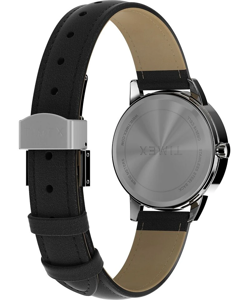 Timex Watch Easy Reader with Brass Case and Leather Bracelet