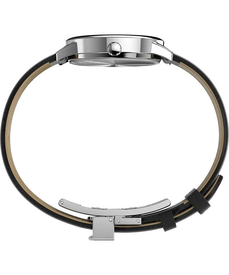 Timex Watch Easy Reader with Brass Case and Leather Bracelet