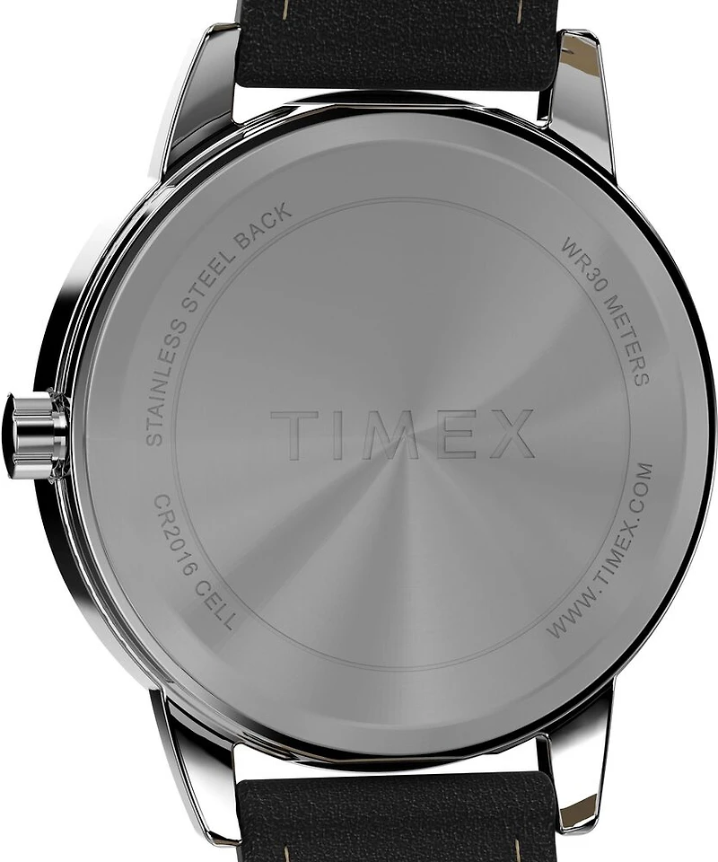 Timex Watch Easy Reader with Brass Case and Leather Bracelet