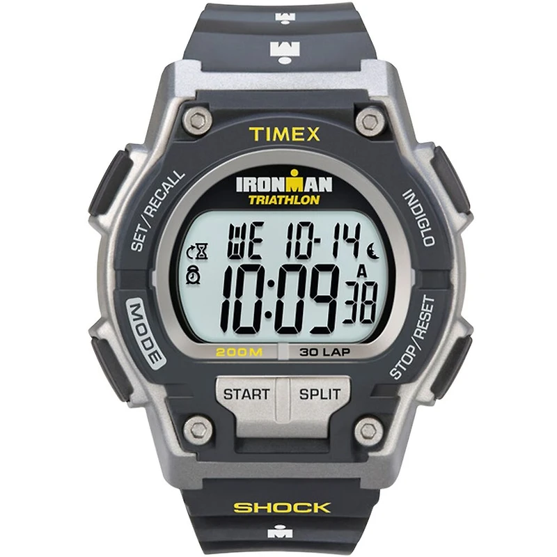 Timex Ironman Triathlon Shock Watch – 42mm, 200M Water Resistant, 30-Lap Memory | Doucet Latendresse