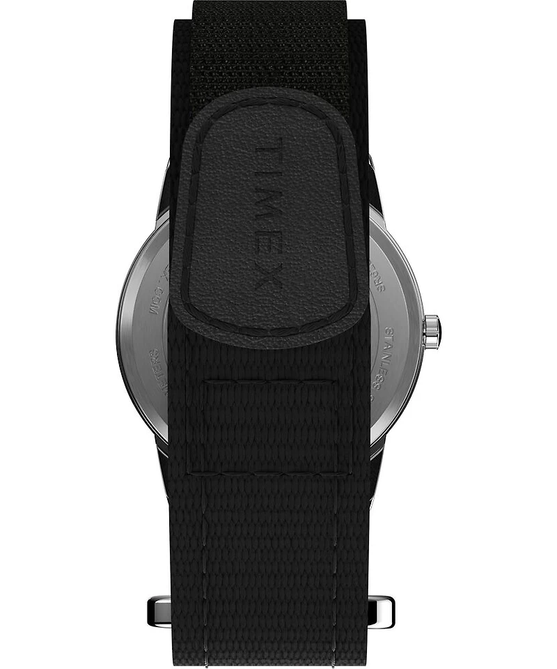 Montre Timex Easy Reader avec Boitier en Laiton et Bracelet en Tissu