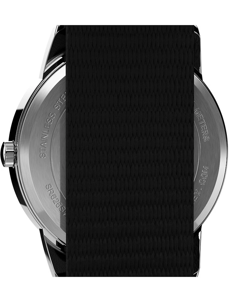 Montre Timex Easy Reader avec Boitier en Laiton et Bracelet en Tissu