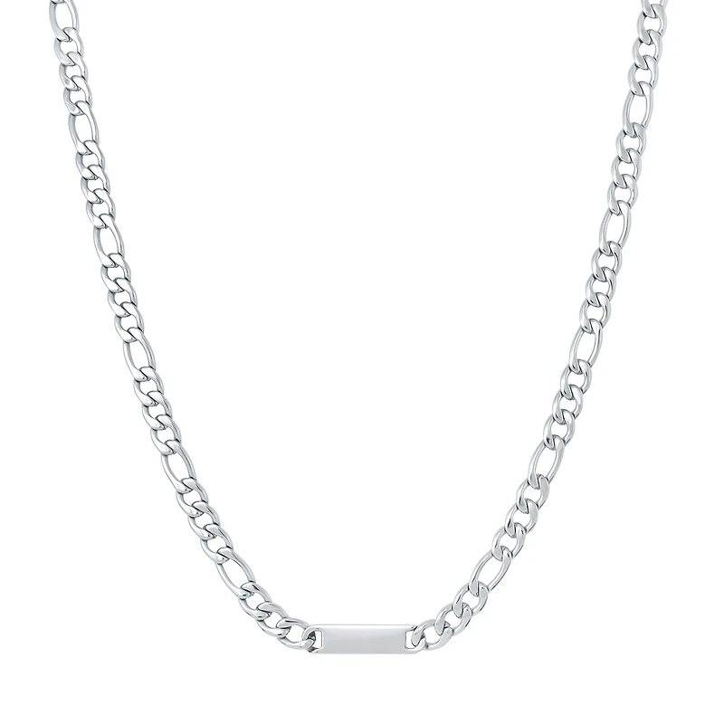 MEN S.STEEL 6MM-FIGARO 1-PLATE 22