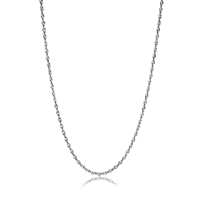 Collier Chaîne Corde en Acier Inoxydable 2,2 mm – 18 