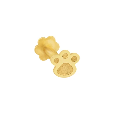 Bijoux Cartilage pour femme en or 10k,pattes d'ours. Color: jaune | Doucet Latendresse
