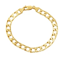 Bracelet Gourmette en Or 10K - 8.5