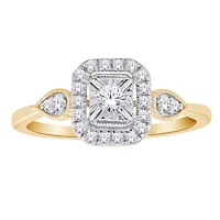 Bague Cocktail en or 10K Sertie Diamants - 0.25ct. Color: 2 tons | Doucet Latendresse