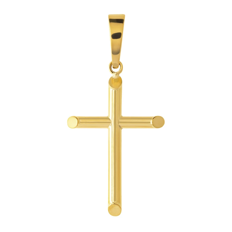 Pendentif Croix en 10k. Color: jaune | Doucet Latendresse