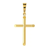 Pendentif Croix en 10k. Color: jaune | Doucet Latendresse