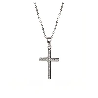 Sterling Silver Cubic Zirconia Pendant Necklace
