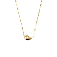 Collier avec Pendentif Goutte en Or 10K | Doucet Latendresse