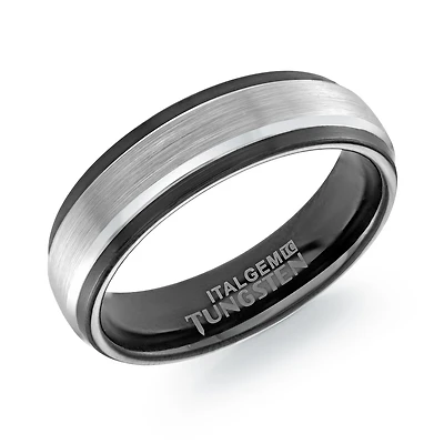 Tungsten Brushed & Polished Band | Doucet Latendresse