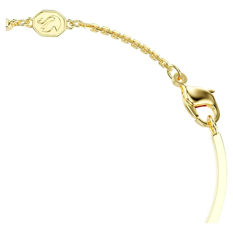 Symbolica Evil Eye Bangle in Gold Plated Metal with Swarovski Crystals - 6.5