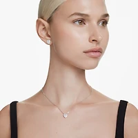 Collier Ariana Grande x Swarovski en Métal Rhodié avec Cristaux Swarovski - 38 - 45 cm. Color: blanc | Doucet Latendresse