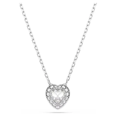 Ariana Grande x Swarovski Necklace in Rhodium-Plated Metal with Swarovski Crystals - 38 - 45 cm. Color: white | Doucet Latendresse
