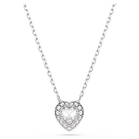 Collier Ariana Grande x Swarovski en Métal Rhodié avec Cristaux Swarovski - 38 - 45 cm. Color: blanc | Doucet Latendresse