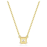 Collier Stilla Attract en Métal Plaqué Or avec Cristal Swarovski - 38