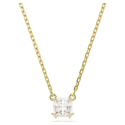 Collier Stilla Attract en Métal Plaqué Or avec Cristal Swarovski - 38 - 45 cm. Color: jaune | Doucet Latendresse