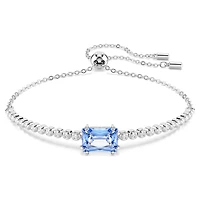Bracelet Tennis Matrix en Métal Rhodié avec Cristaux Swarovski - 9.5