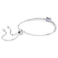 Bracelet Tennis Matrix en Métal Rhodié avec Cristaux Swarovski - 9.5