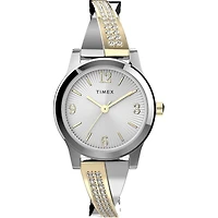 Montre Femme Timex 25 mm Bicolore avec Accents de Cristaux | Doucet Latendresse