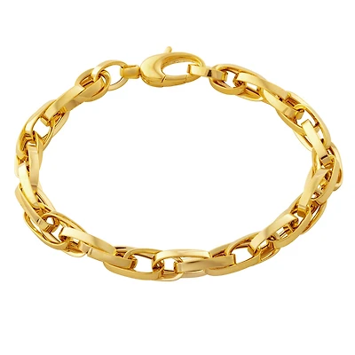 Bracelet à Maillons Marins en Or Jaune 10K – 7,5