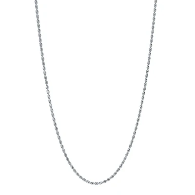 Stainless Steel Rope Chain Necklace – 3mm - 18