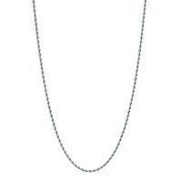 Collier Chaîne Corde en Acier Inoxydable – 3mm - 18