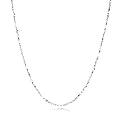Stainless Steel 7mm Rope Chain Necklace – 18