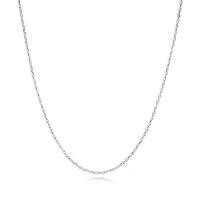 Stainless Steel 7mm Rope Chain Necklace – 18