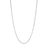 Collier Chaîne Figaro en Acier Inoxydable 3 mm – 18 