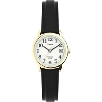 Timex Gold Tone Watch with Black Resin Strap – 25mm, INDIGLO, Date | Doucet Latendresse