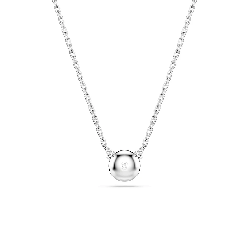 Collier Imber en Métal Rhodié avec Cristal Swarovski - 38 - 45 cm. Color: blanc | Doucet Latendresse