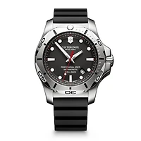 Montre de Plongée Professionnelle Victorinox en Acier Inoxydable avec Bracelet en Caoutchouc Noir – 43mm | Doucet Latendresse