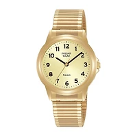 Montre Solaire Pulsar en Acier Inoxydable Doré avec Cadran Champagne – 36mm | Doucet Latendresse