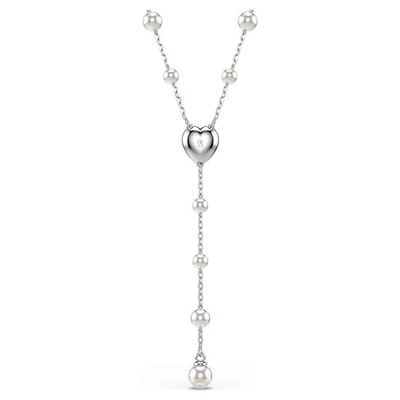 Swarovski collier “Y” perles Ariana Grande (38–48 cm). Color: blanc | Doucet Latendresse