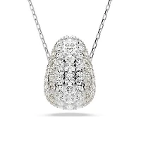Collier pendentif Swarovski Sublima – Dôme Pavé moyen (38 – 45 cm). Color: blanc | Doucet Latendresse