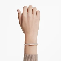 Dextera Bangle in Rose Gold Plated Metal with Swarovski Crystals - 7