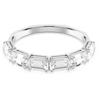 Bracelet Rigide Octogonal Swarovski Millenia Plaqué Rhodium avec Cristaux Taille Octogonale Pavé – 7