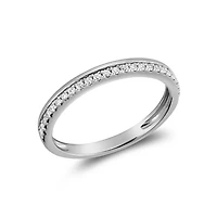 14K Gold Semi-Eternity Ring Set with Diamonds