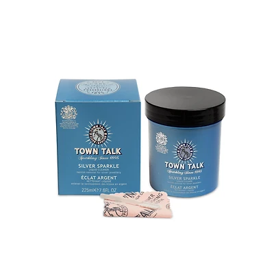 Nettoyant Liquide Town Talk Éclat Argent – Pour Bijoux en Argent, 225ml | Doucet Latendresse
