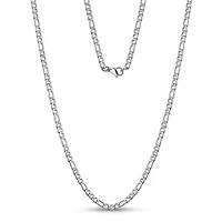 Stainless Steel 3.5mm Figaro Chain - 22