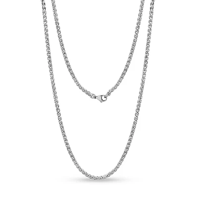 Chaine À Maillons de Blé de 3mm en Acier Inoxidable - 18