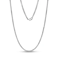 Chaine À Maillons Cubain de 2.2mm en Acier Inoxidable